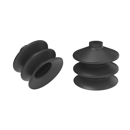 Fipa Bellows vacuum cup diam. 62 mm, NBR black 21.062.157.1